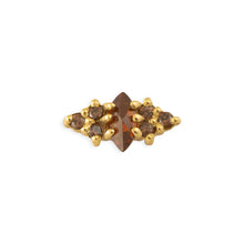 Load image into Gallery viewer, Mimosa Birthstone Threadless End (Various Colors)