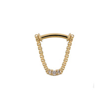 Load image into Gallery viewer, Mind the Gap Chained Septum Piece