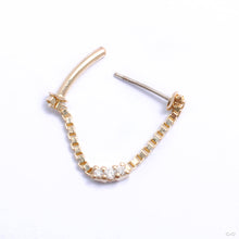 Load image into Gallery viewer, Mind the Gap Chained Septum Piece