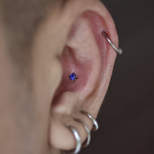 Load image into Gallery viewer, Princess Cut Prong Set Gem Threadless End