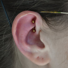Load image into Gallery viewer, Titanium Ball 16G/18G Threaded End