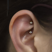 Load image into Gallery viewer, Front Facing Gem Threadless End