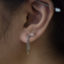 Load image into Gallery viewer, Round Prong 2mm Diamond Fixed Seam Ring (Navel/Rook Oriented)