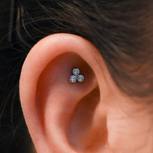 Load image into Gallery viewer, Trinity Gem Threadless End