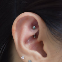 Load image into Gallery viewer, Front Facing Gem Threadless End