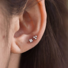 Load image into Gallery viewer, Trinity Gem Threadless End