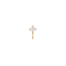 Load image into Gallery viewer, Prong Set CZ Gem with Jump Ring Threadless End