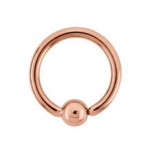 Load image into Gallery viewer, Solid Gold Fixed Bead Seam Ring