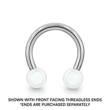 Load image into Gallery viewer, Titanium Threadless Circular Barbell