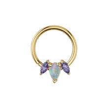 Load image into Gallery viewer, Alana Seam Ring (Various Gems)