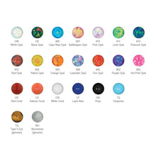 Load image into Gallery viewer, Threadless Curved Barbell with Side Faceted/Cabochon Gem (Shaft Only) (Various Colors)