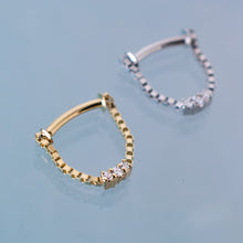Load image into Gallery viewer, Mind the Gap Chained Septum Piece