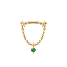 Load image into Gallery viewer, Just a Peek STONED Chained Septum Piece (Various Gems)