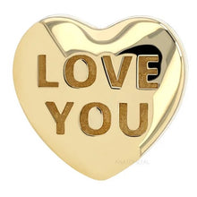 Load image into Gallery viewer, Valentine Heart Threadless End