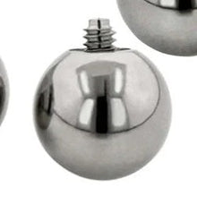 Load image into Gallery viewer, Titanium Ball 14G Threaded End