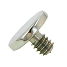 Load image into Gallery viewer, Titanium Disk 14G Threaded End