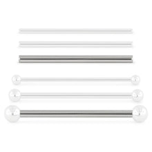 Load image into Gallery viewer, 14G Threadless Nipple & Industrial Bar