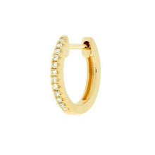 Load image into Gallery viewer, Diamond Pavé Huggie (Various Colors)