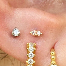 Load image into Gallery viewer, 2 Stone Marquis Threadless End