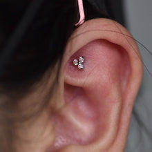 Load image into Gallery viewer, Trinity Gem Threadless End