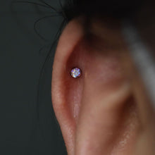 Load image into Gallery viewer, Prong-Set Gem Threadless End (Various Colors)