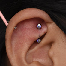 Load image into Gallery viewer, Front Facing Gem Threadless End