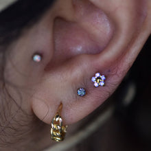 Load image into Gallery viewer, Prong-Set Gem Threadless End (Various Colors)