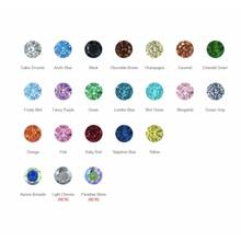 Load image into Gallery viewer, Front Facing Gem Threadless End