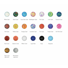 Load image into Gallery viewer, Front Facing Gem Threadless End