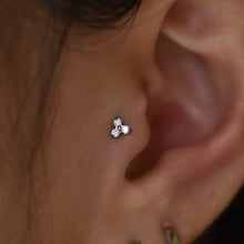 Load image into Gallery viewer, Trinity Gem Threadless End