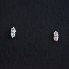 Load image into Gallery viewer, 2 Stone Marquis Threadless End