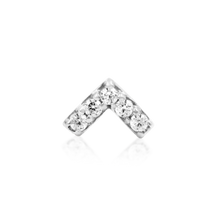 Load image into Gallery viewer, Chevron Swarovski® Threadless End