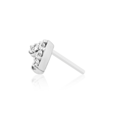 Load image into Gallery viewer, Chevron Swarovski® Threadless End