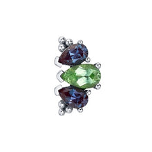 Load image into Gallery viewer, Graduated 3 Gem Pear Panaraya 16G/18G Threaded End