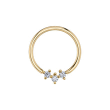 Load image into Gallery viewer, Muse 16G Seam Ring (Daith Orientation)