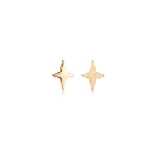Load image into Gallery viewer, 4 Point Star Threadless End
