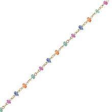Load image into Gallery viewer, Multi-Color Bead Sapphire Chain