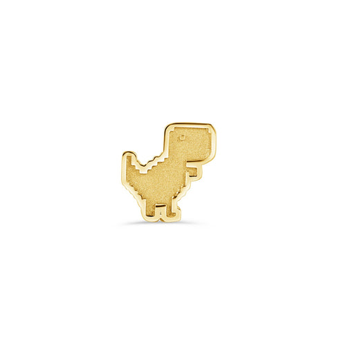 Pixel Dinosaur Threadless End
