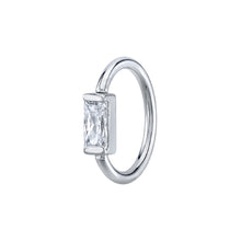 Load image into Gallery viewer, Baguette Bar Seam Ring (Rook Orientation)