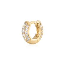 Load image into Gallery viewer, Ivanka Double Row Lab Grown Diamond Huggie