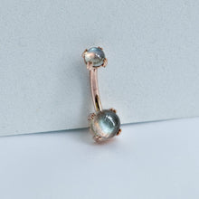 Load image into Gallery viewer, Cabochon Prong Navel Curve