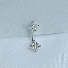 Load image into Gallery viewer, Tiny Pleades Custom 16G J Curved Barbell