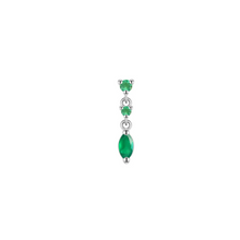 Load image into Gallery viewer, Cascade With Marquise Drop Threadless End - Colored Gemstone (Various Gems)