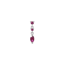Load image into Gallery viewer, Cascade With Marquise Drop Threadless End - Colored Gemstone (Various Gems)