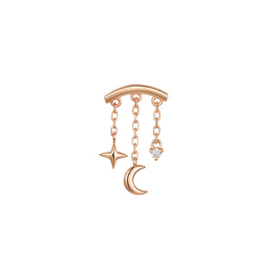 Cassiopeia Bar Threadless End (Various Stones)