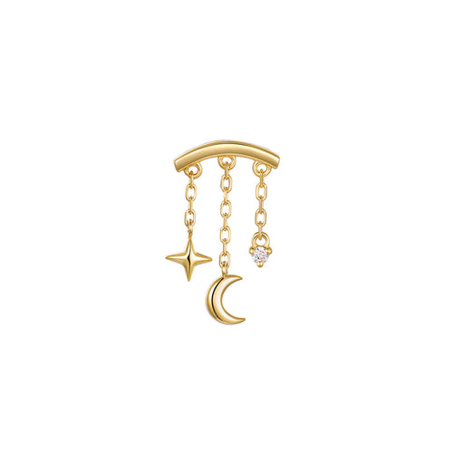 Cassiopeia Bar Threadless End (Various Stones)