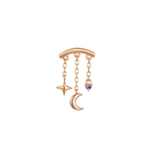 Load image into Gallery viewer, Cassiopeia Bar Threadless End (Various Stones)