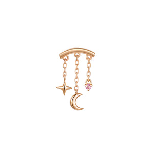 Cassiopeia Bar Threadless End (Various Stones)