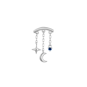 Cassiopeia Bar Threadless End (Various Stones)