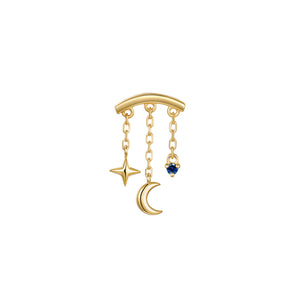 Cassiopeia Bar Threadless End (Various Stones)